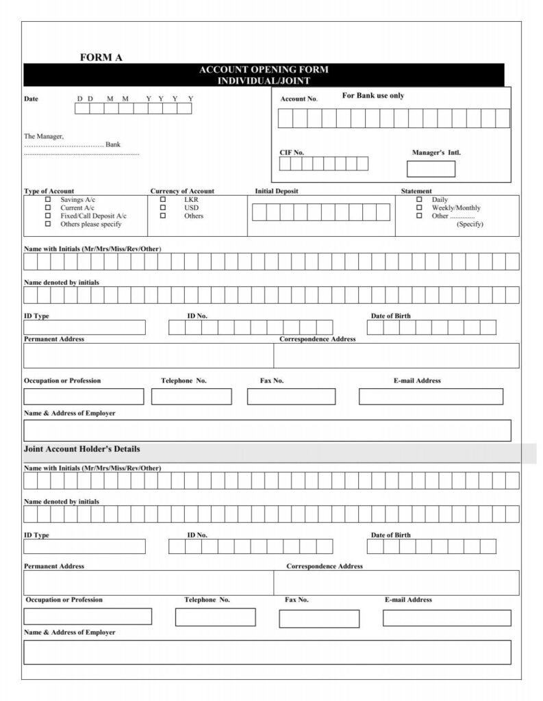 Joint Account