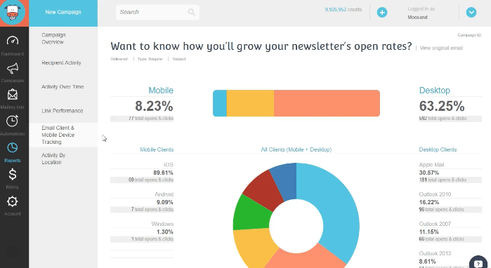 Free email campaign