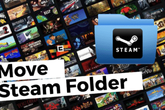 Screenshot of the Steam Storage Manager showing how to add a new library folder on another drive(Steam Games)