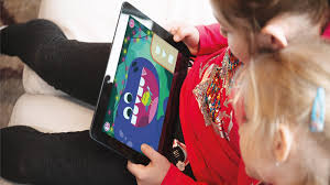child-using-educational-tablet-app