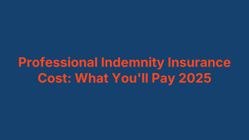 Professional Indemnity Insurance for Consultants in Australia: What Covers You? (2025 Guide)